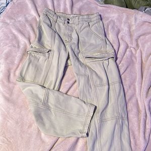 S Pacsun Beige / Brown Cargo Pants